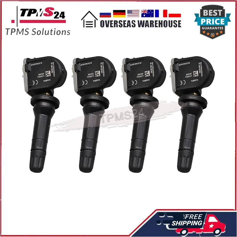 4Pcs Tire Pressure Sensor Monitoring System TPMS 433MHZ 3641100XKR02A For Haval F5 F7 F7X H4 H7L GreatWall P8 VV5 VV6 VV7