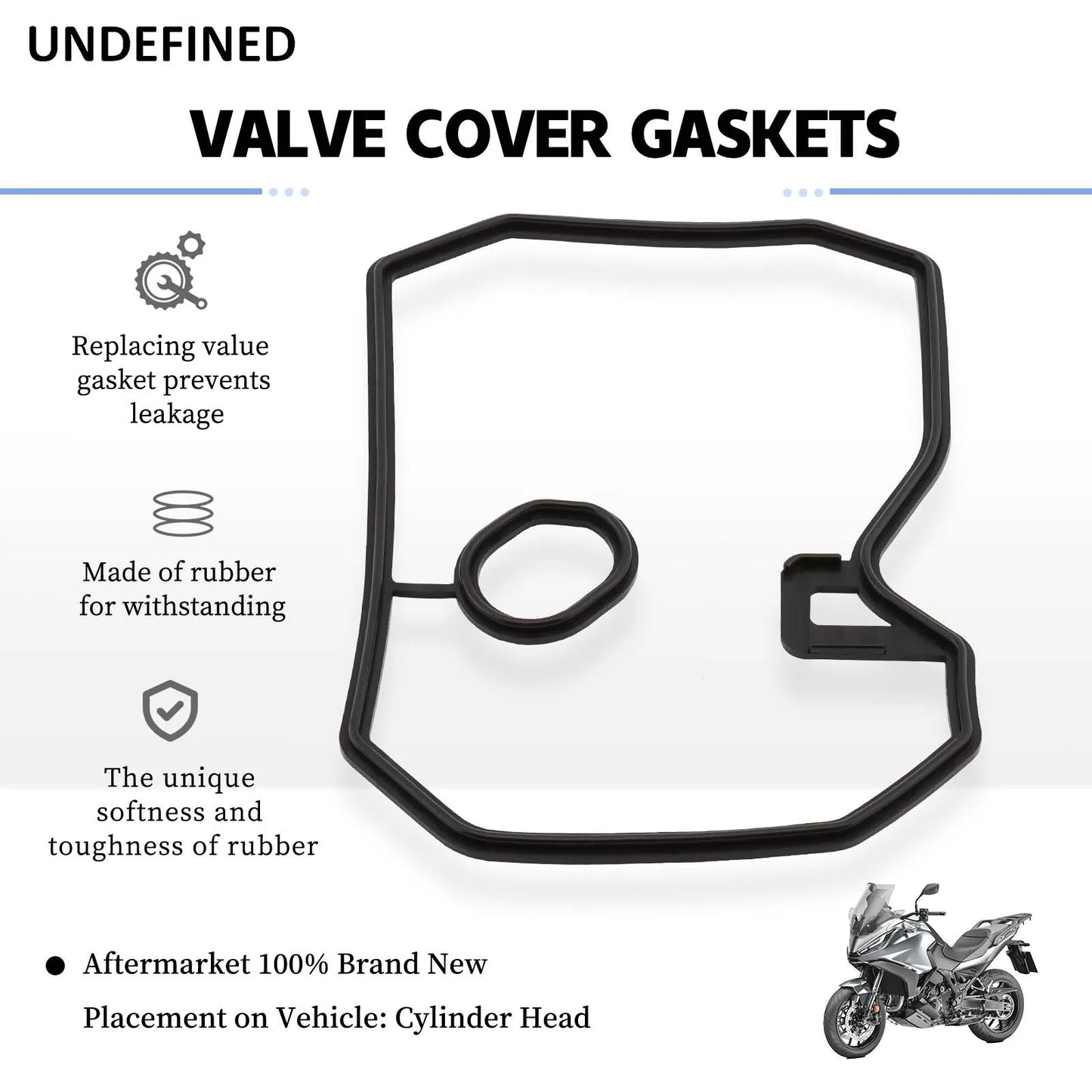 Motorcycle Engine Cylinder Cover Head Gasket For Honda NT650 Hawk GT 650 1988-1992 NTV650 Revere 1988-1997 VT600CD2 1999-2000