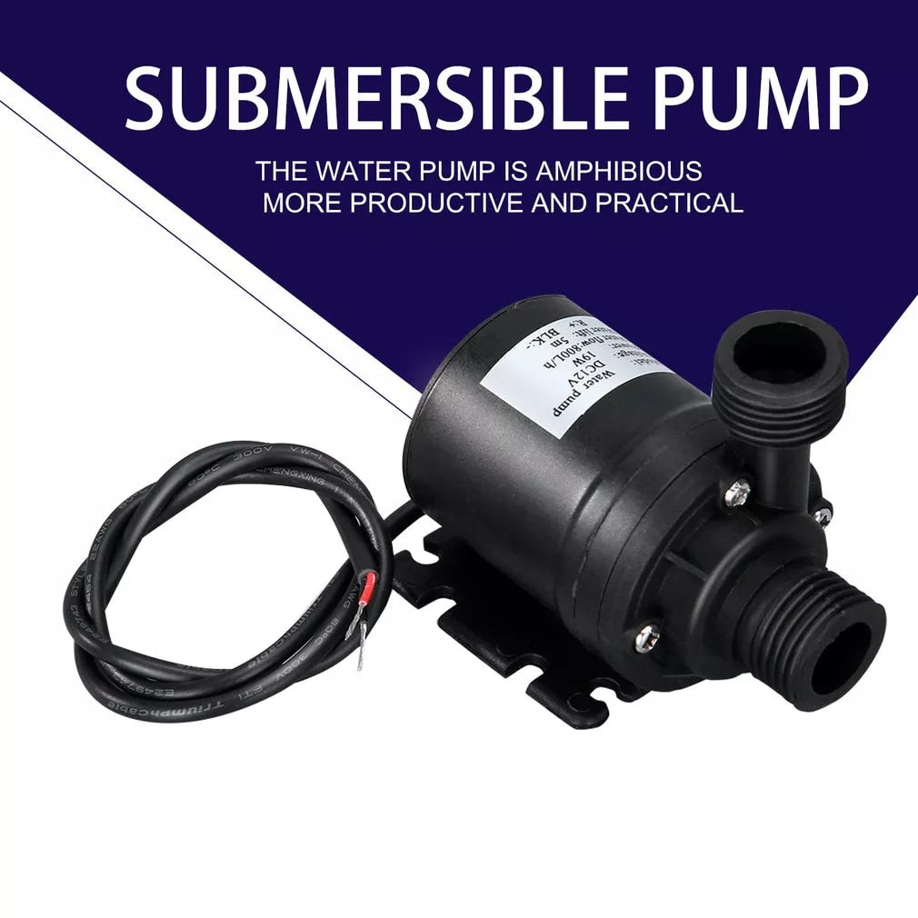 DC12V Lift 5M 800L/H Solar Brushless Motor Water Circulation Water Pump Ceramic Shaft Ultra Quiet Submersibles Water Pumps