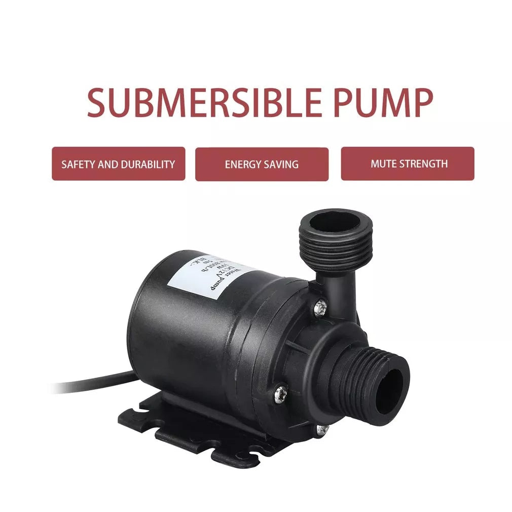 DC12V Lift 5M 800L/H Solar Brushless Motor Water Circulation Water Pump Ceramic Shaft Ultra Quiet Submersibles Water Pumps