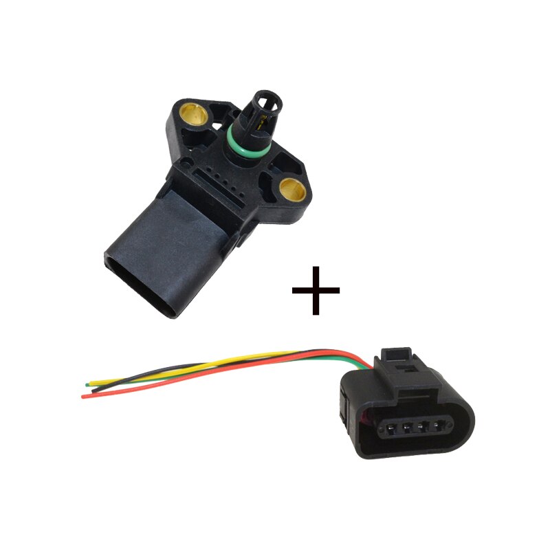 3Bar MAP Sensor Intake Air Boost Pressure Drucksensor For VW Beetle Golf Jetta Passat Touareg Tiguan CC 1.9 2.0 3.0 5.0 TDI